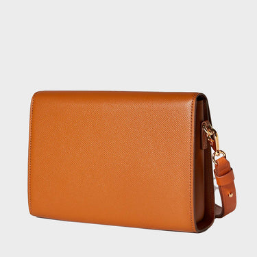 Grained Cognac Calfskin