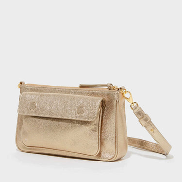 Baguette Zip Golden Nappa