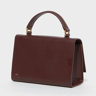 Grained Burgundy Calfskin