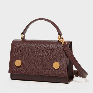 Grained Burgundy Calfskin