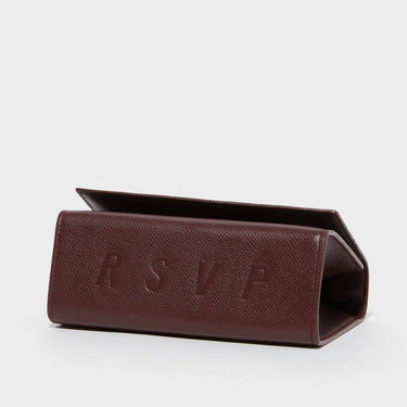 Grained Burgundy Calfskin